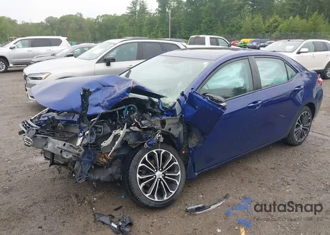 2016 Toyota Corolla S Plus из США, поврежденный, VIN 2T1BURHE9GC497258